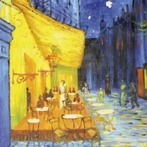 Fototapeta na flizelinie MS-2-0251 CAFE TERRACE - VINCENT VAN GOGH Bestseller