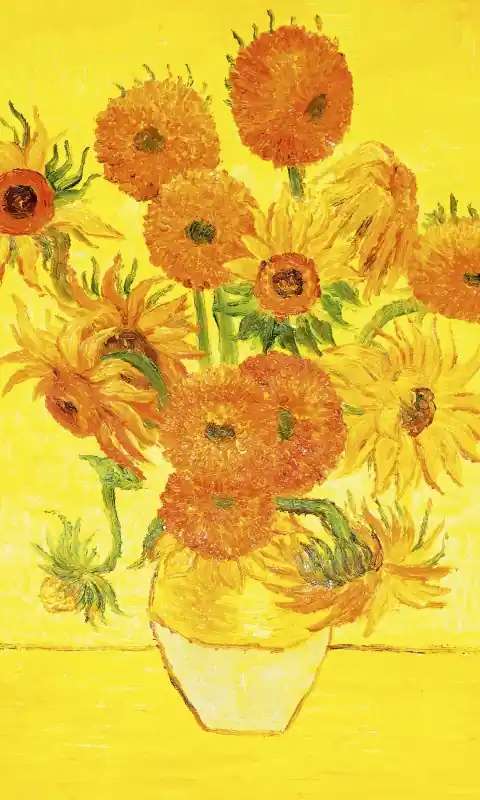 Fototapeta na flizelinie MS-2-0252 SUNFLOWERS - VINCENT VAN GOGH Szybka wysyłka