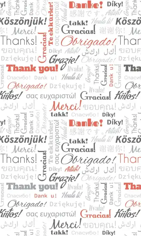 Ograniczona ilość Fototapeta na flizelinie MS-2-0266 THANK YOU