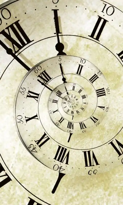 Fototapeta na flizelinie MS-2-0272 SPIRAL CLOCK Dodaj do koszyka