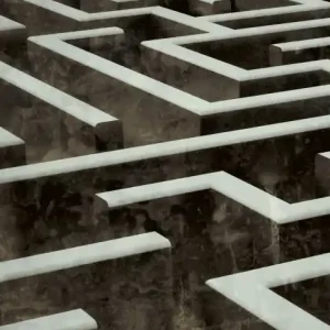 Szybka wysyłka Fototapeta na flizelinie MS-2-0279 LABYRINTH