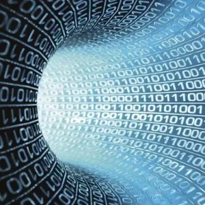 Fototapeta na flizelinie MS-2-0283 BINARY STREAM Tylko dziś