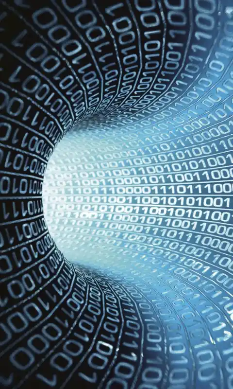 Fototapeta na flizelinie MS-2-0283 BINARY STREAM Tylko dziś