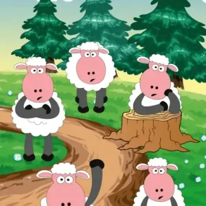 Fototapeta na flizelinie MS-2-0342 SHEEP Ekspresowa dostawa