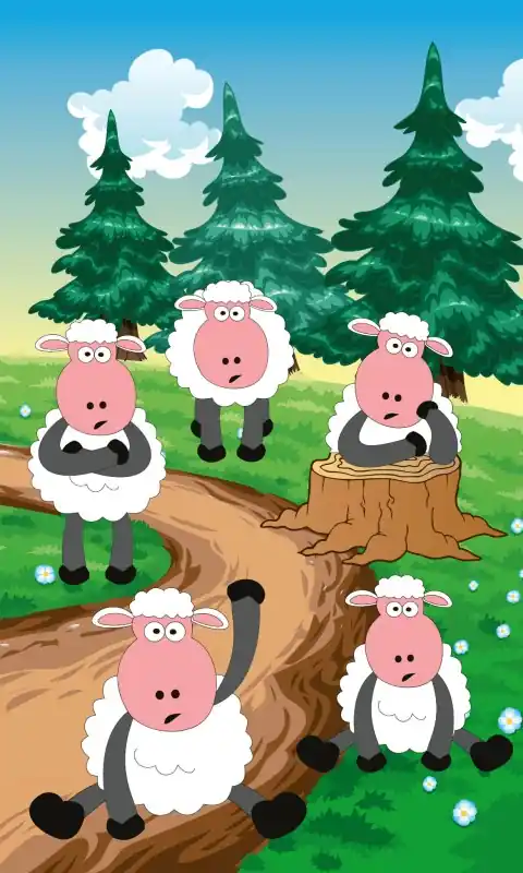 Fototapeta na flizelinie MS-2-0342 SHEEP Ekspresowa dostawa