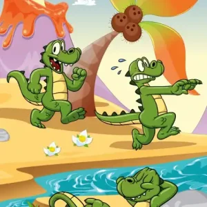 Fototapeta na flizelinie MS-2-0344 CROCODILES Tylko do końca tygodnia