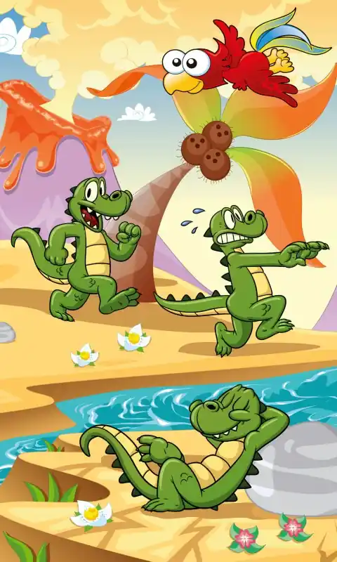 Fototapeta na flizelinie MS-2-0344 CROCODILES Tylko do końca tygodnia
