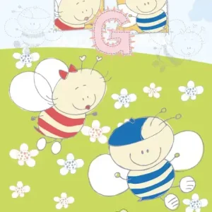 Fototapeta na flizelinie MS-2-0346 BABY BEES Niska cena