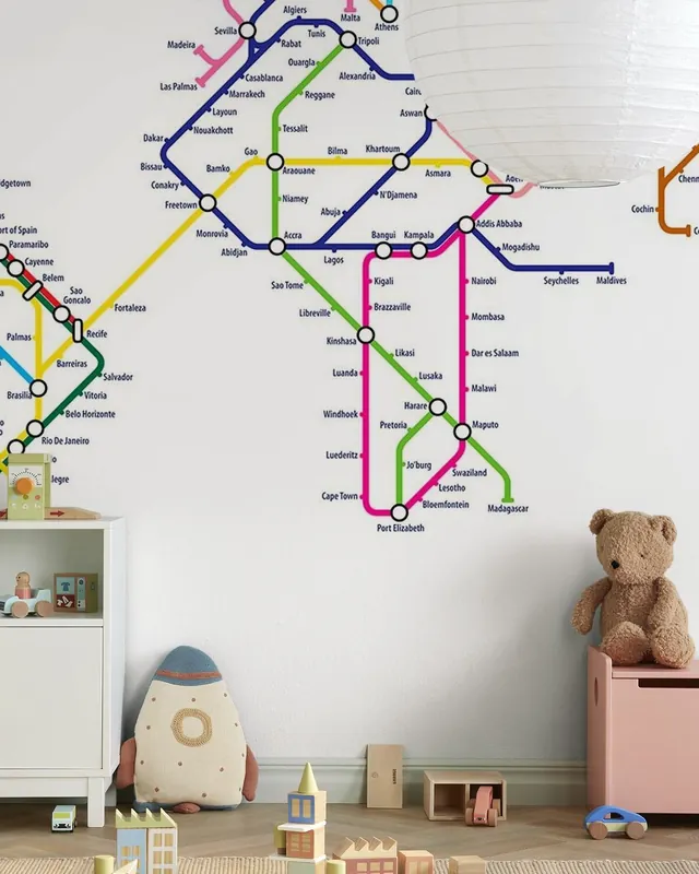 Mapa świata metra Szybka dostawa