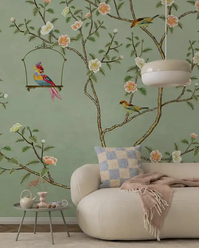 Bezpieczne zakupy Nouvelle Chinoiserie - Szmaragd