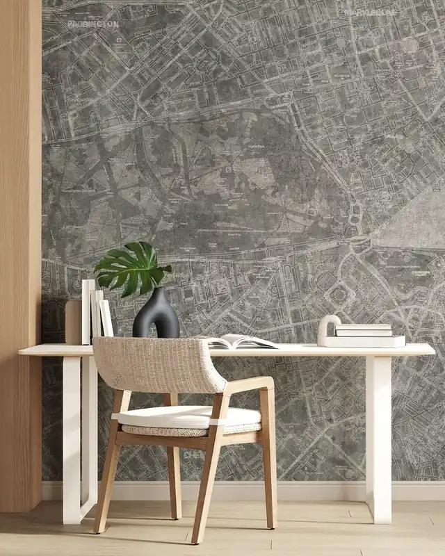 Hit sprzedaży Betonowa ściana Mapa miasta Londyn