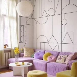 Abstrakcyjne kształty geometryczne - Czarny i biały Wyprzedaż