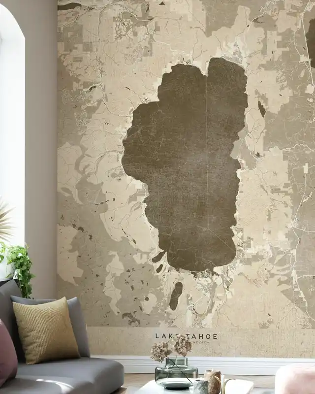 Wyprzedaż Mapa Jeziora Tahoe II