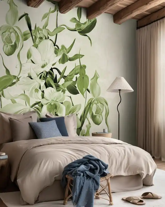 Kwitnące orchidee - Zielony Tylko dziś