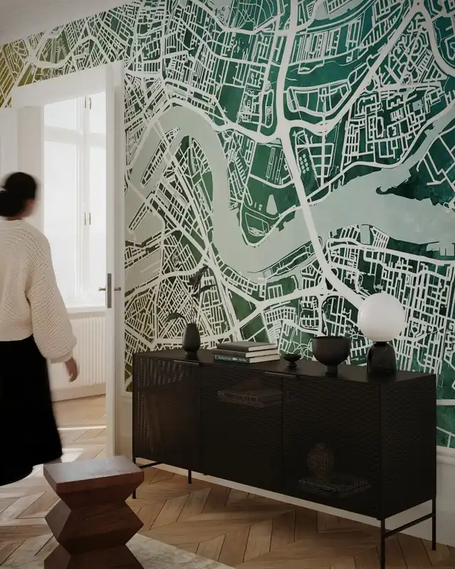 Mapa miasta Rotterdam w Holandii Ograniczona ilość