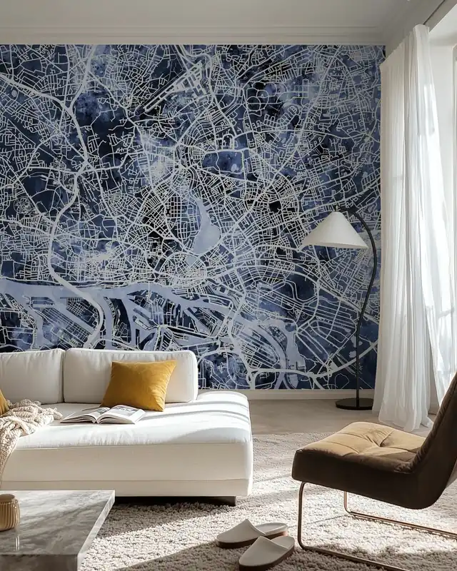 Dodaj do koszyka Mapa miasta Hamburg, Niemcy