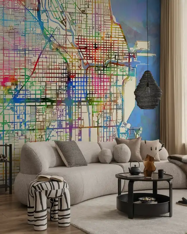 Rabat Mapa ulic Chicago