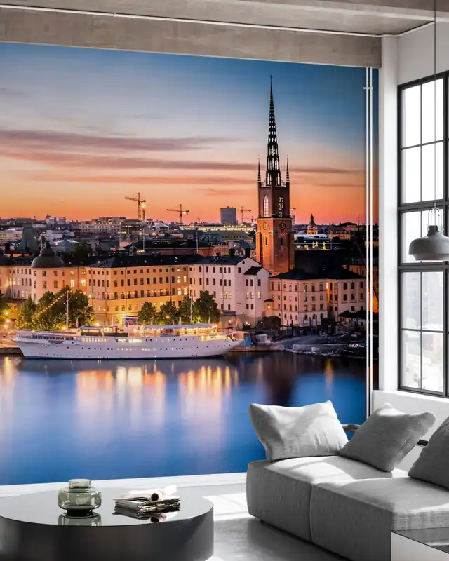 Zachód słońca nad Riddarholmen Tani