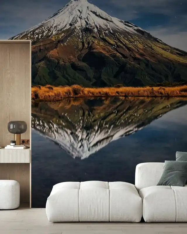 Góra Taranaki gwiaździsta noc Obniżka ceny