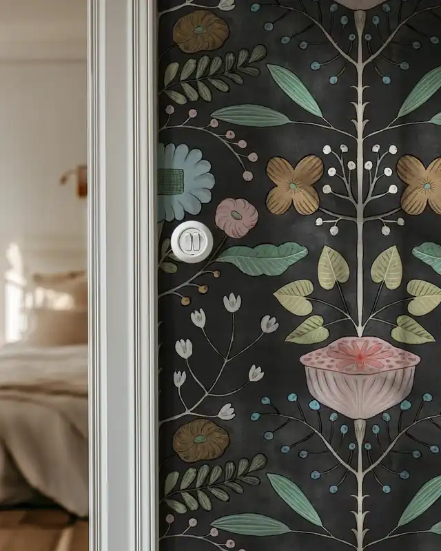 Ciemnozielona flora Szybka wysyłka