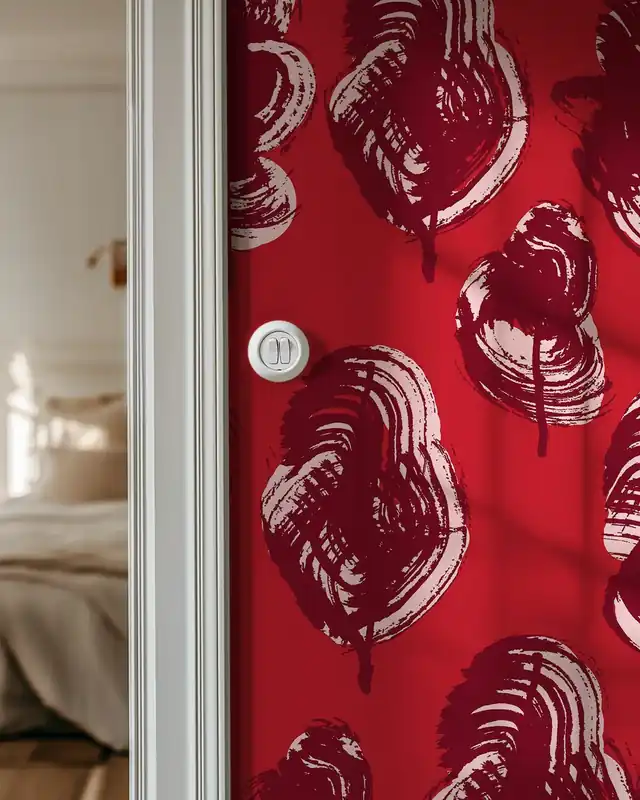 Liście - Czerwony mak Dostępne od ręki