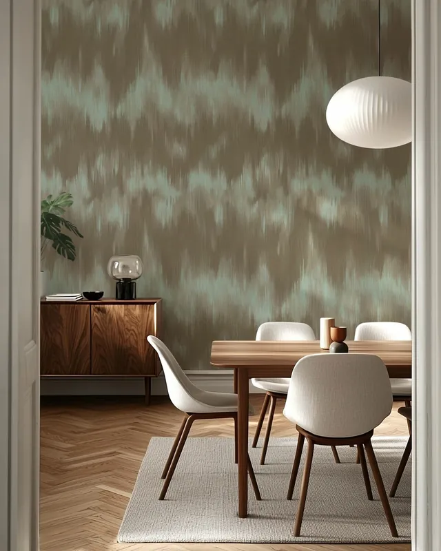 Ikat Cascades - Taupe - Duży Ostatnia szansa